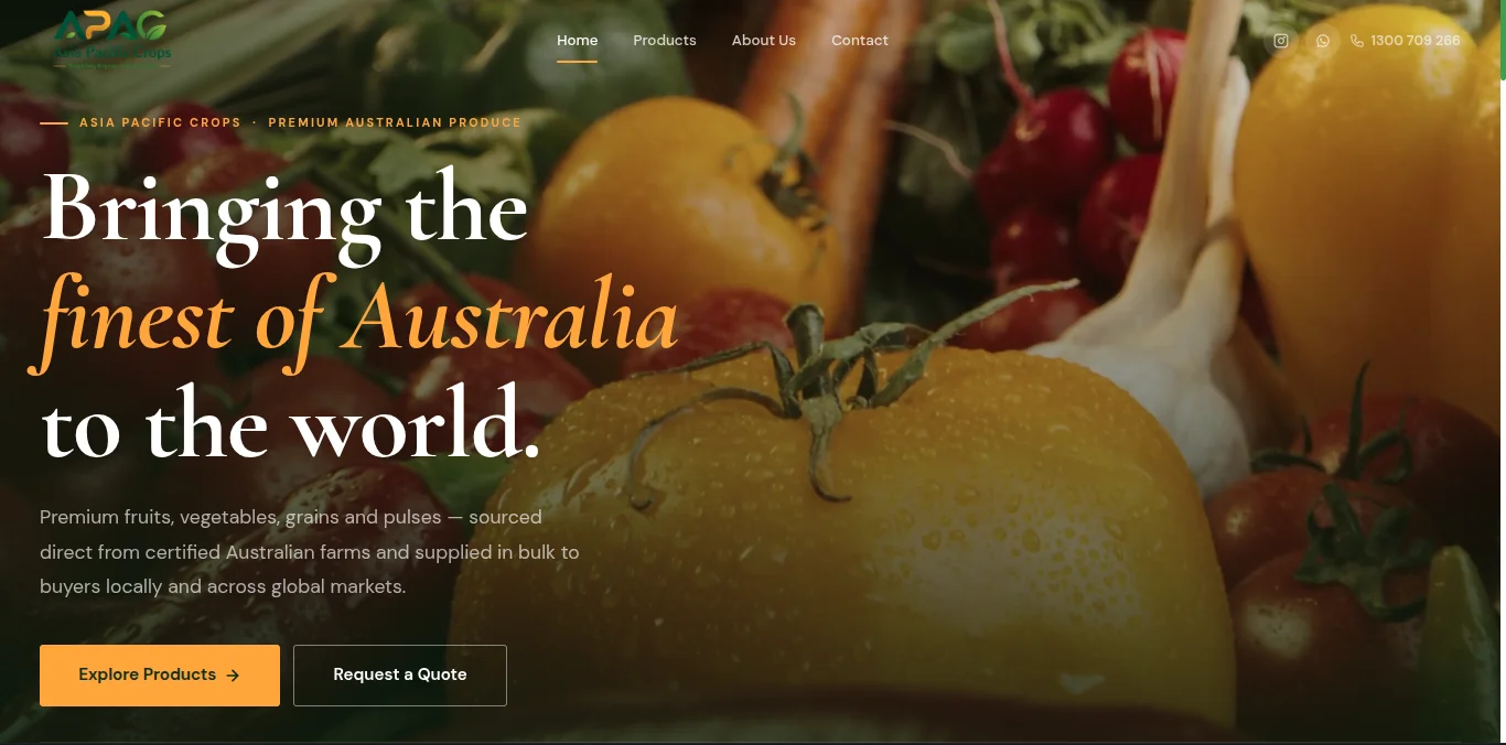 Asia pacific crops